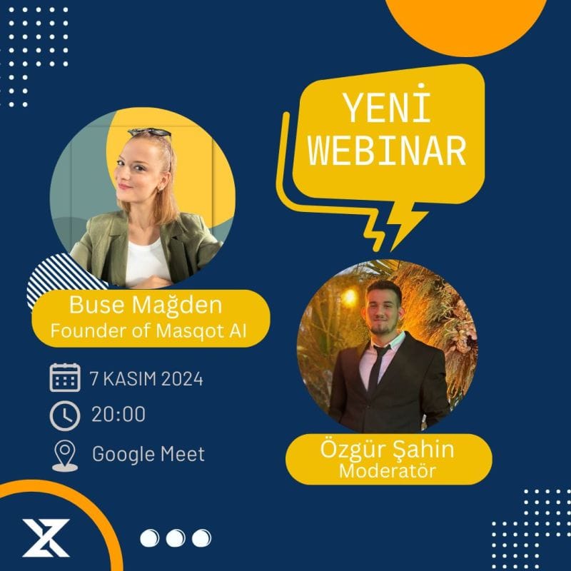 Webinar: Masqot, Ankara Medipol Yapay Zeka Topluluğu'na Konuk Oluyor!