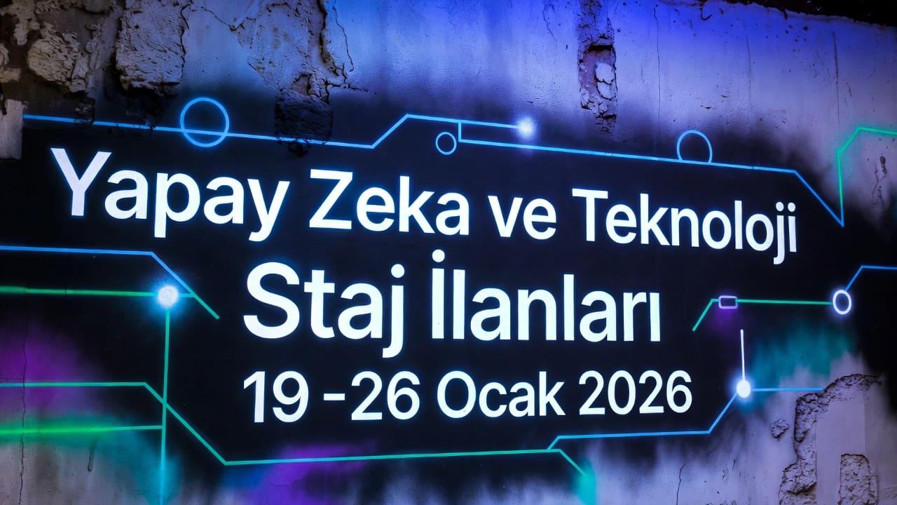 Yapay Zeka ve Teknoloji Staj İlanları | 19–26 Ocak 2026