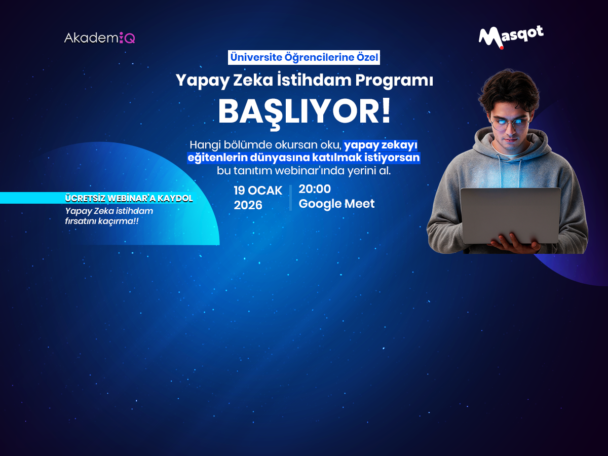 Öğrencilere Özel Yapay Zeka İstihdam Projesi Başlıyor!