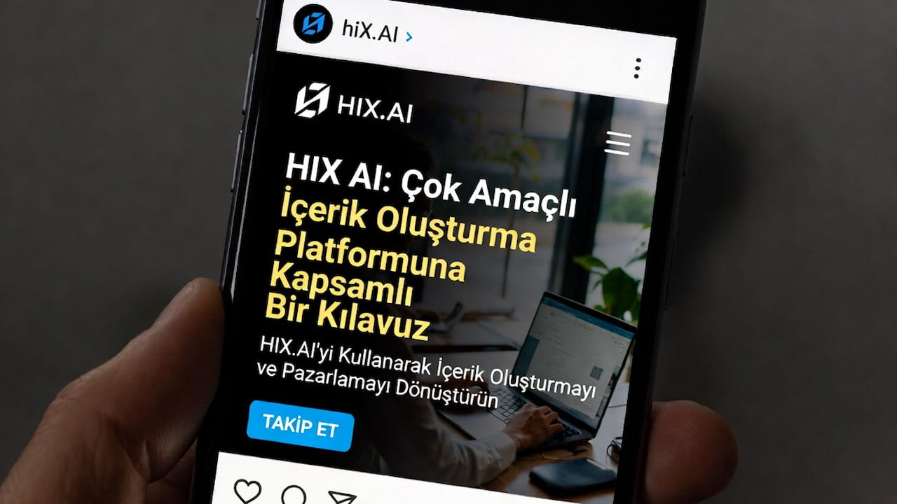 HIX AI: Çok Yönlü İçerik Üretim Platformu Rehberi