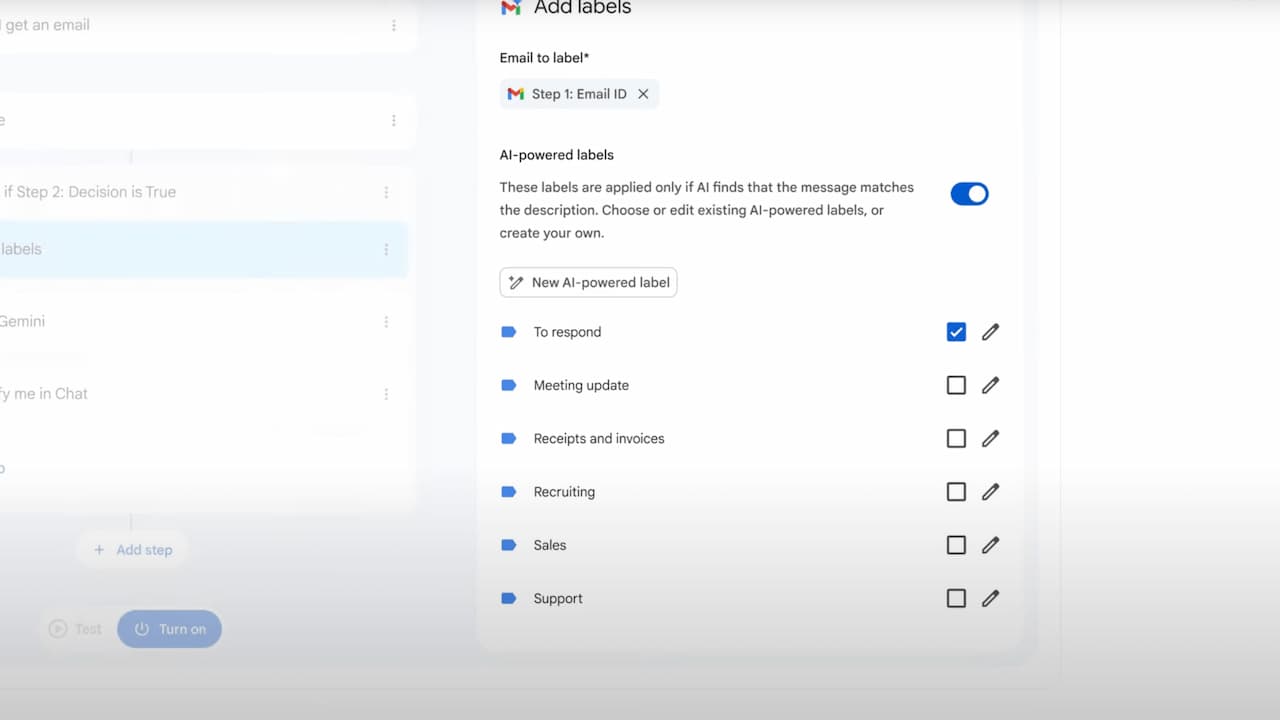 Gemini Workspace entegrasyon