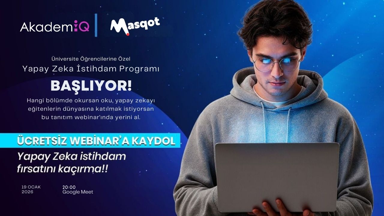webinar, staj ilani, akademiq ve masqot