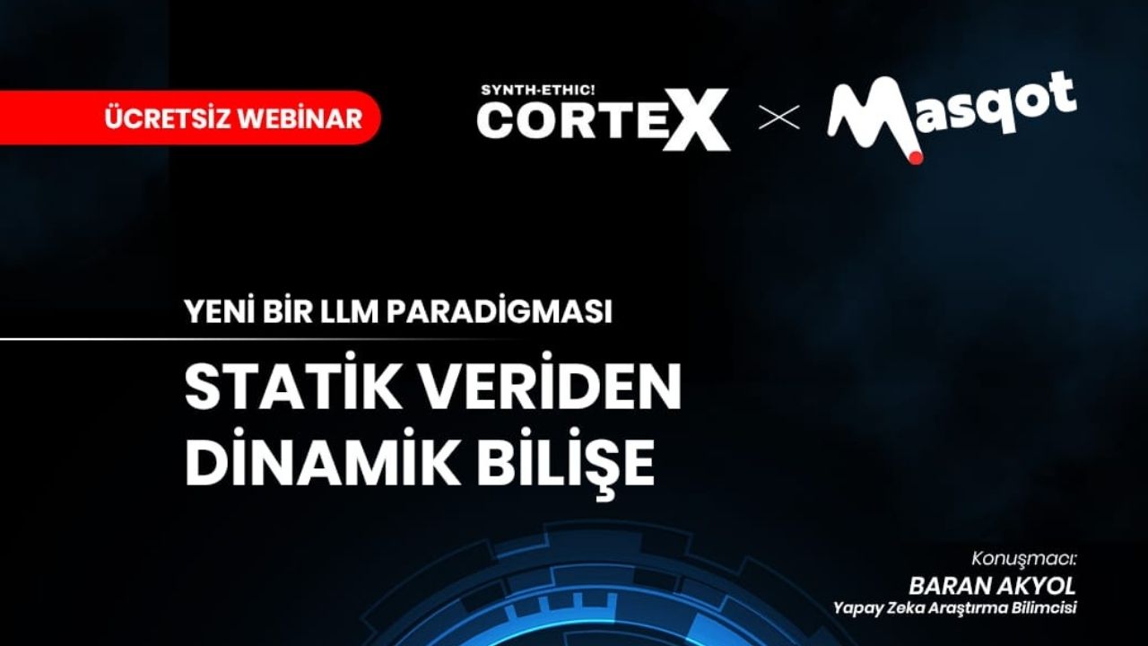 Synthetic Cortex Masqot iş birliği webinar staj ilanı