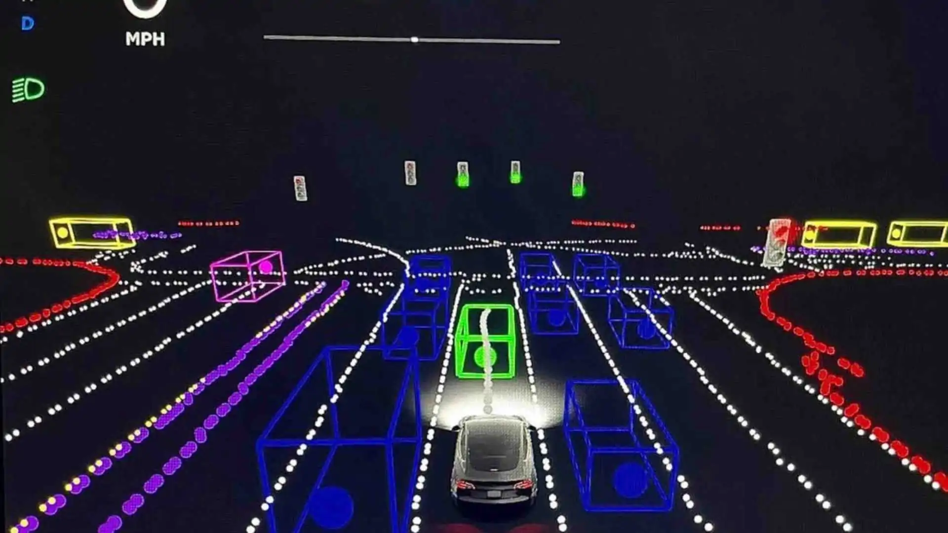 Tesla'nın tam otonom sürüş sistemi