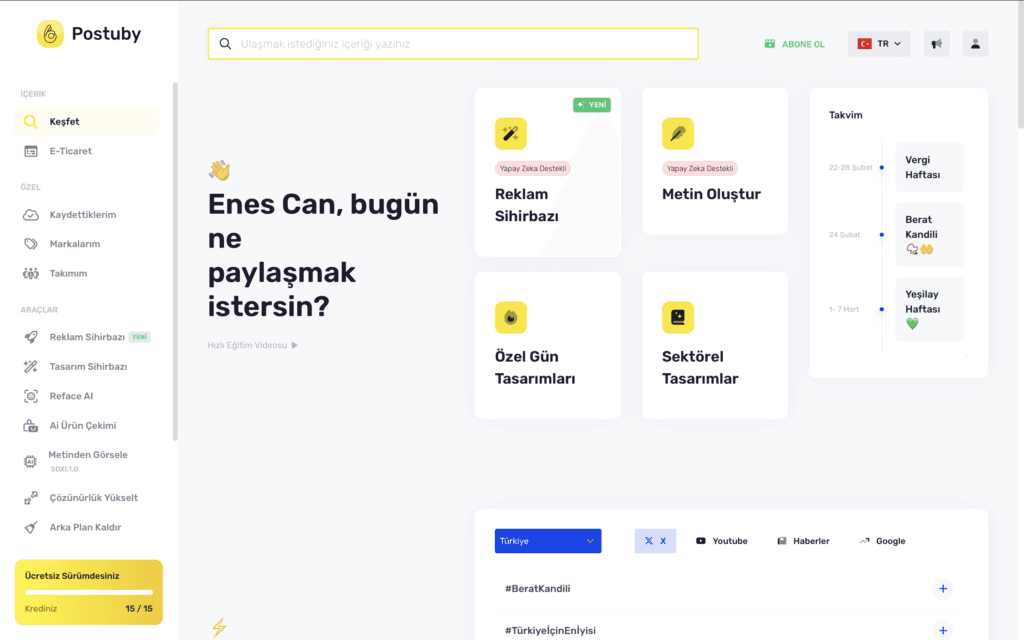 Postuby: Sosyal Medyada Ne Paylaşsam Derdine Son Enes Can'ın postuby kişisel hesabı
