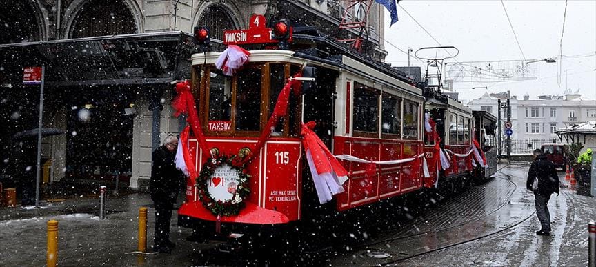 İstanbul nostajik tramvay
