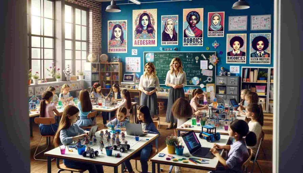 STEM alanında eğitim gören kız çocukları