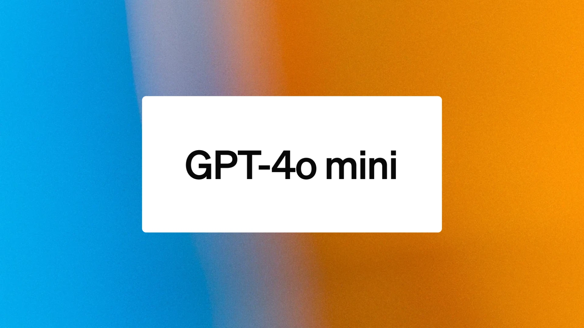 OpenAI, Yeni Yapay Zeka Modeli GPT-4o Mini'yi Tanıttı!