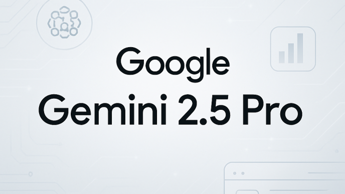 Google Gemini 2.5 Pro Yapay Zeka Modeli Görseli