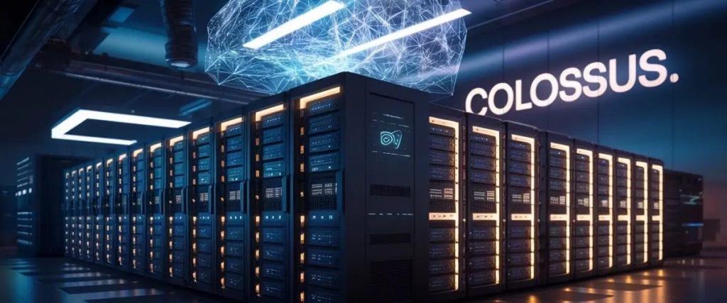 Colossus süper bilgisayar çok hızlı veri işleyebiliyor.
