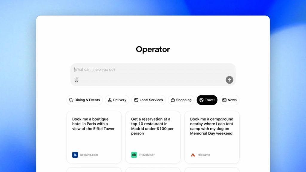 operator al OpenAI