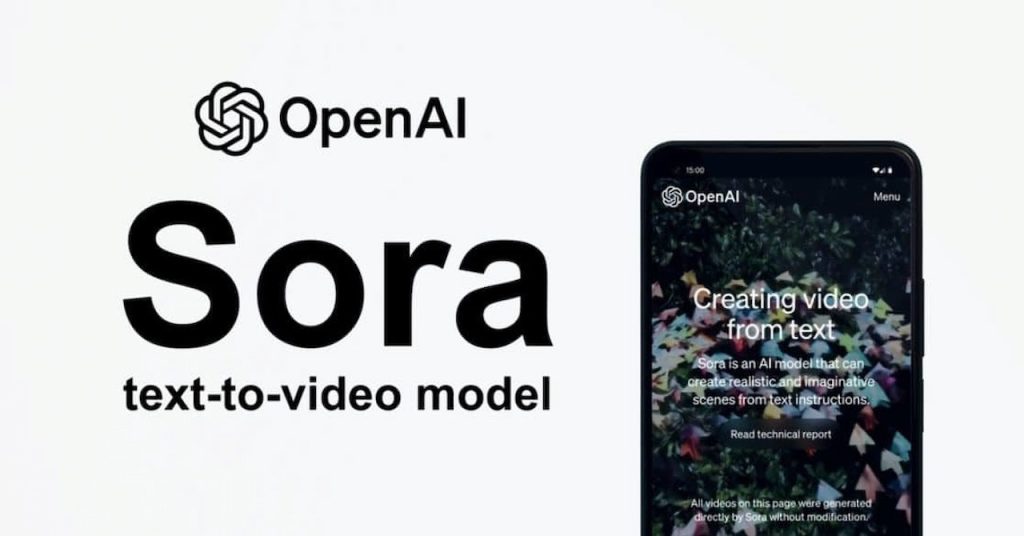 Sora text to video model