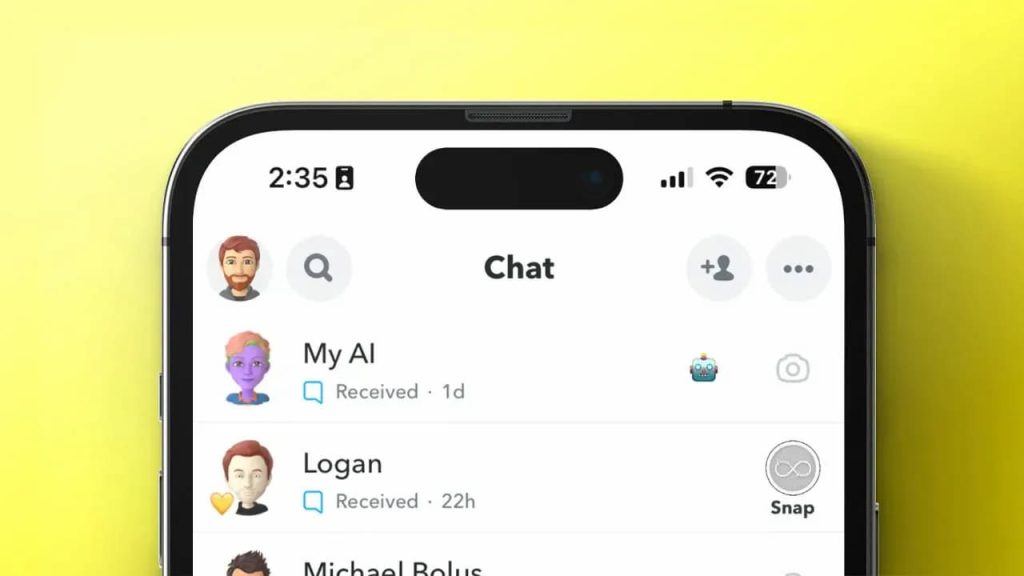 Snapchat ai lens